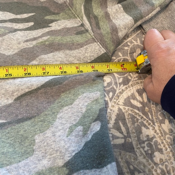 Time and Tru camouflage sweatshirt XXL green and gray - Picture 3 of 6